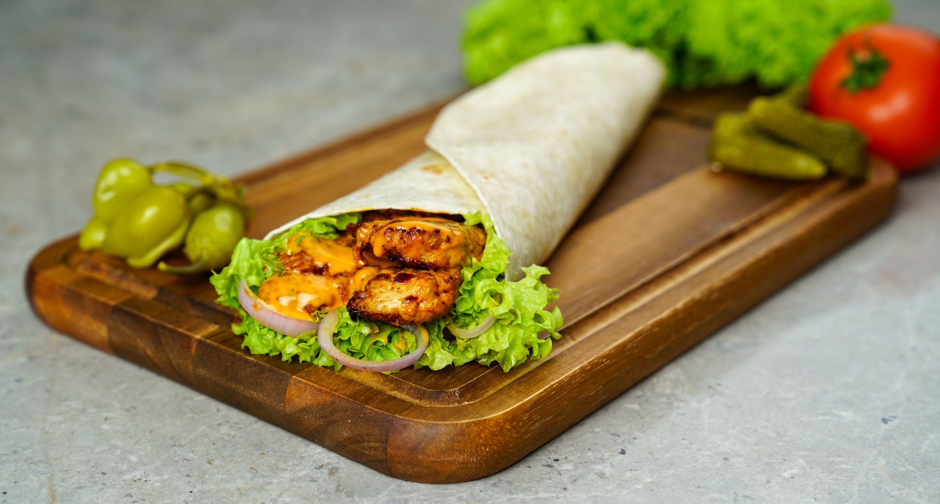 Spicy Chicken Wraps